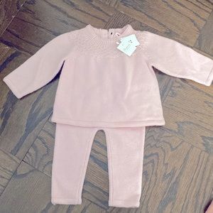 Bonpoint Baby Cashmere Set in Pink